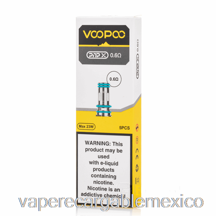 Bobinas De Repuesto Vape Recargable Voopoo Pnp-x Bobinas De 0,6 Ohmios Pnp-x